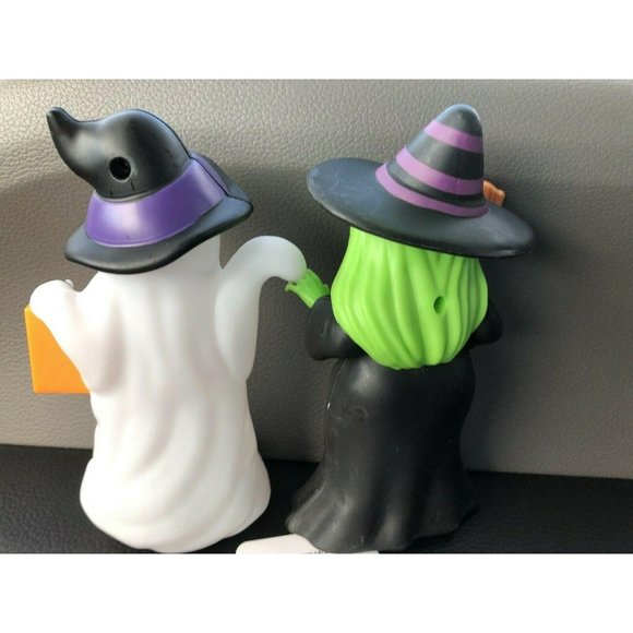 NEW Witch & Ghost Halloween Motion Activated Light & Sound Lights Up 5.75” HL9 - Picture 5 of 7